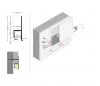 Profil LED OMNI10 2M ANOD. 